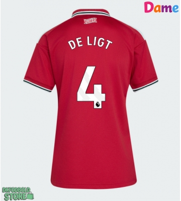 Manchester United Matthijs de Ligt #4 Replika Hjemmebanetrøje Dame 2026-27 Kortærmet